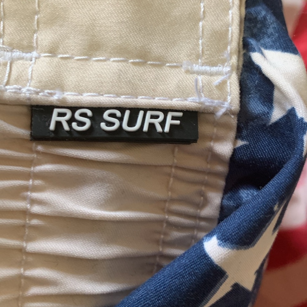 🇺🇸Men's Patriotic Star and Stripe Swim Shrunks Shorts Island Inspired ResortWear - Picture 5 of 12